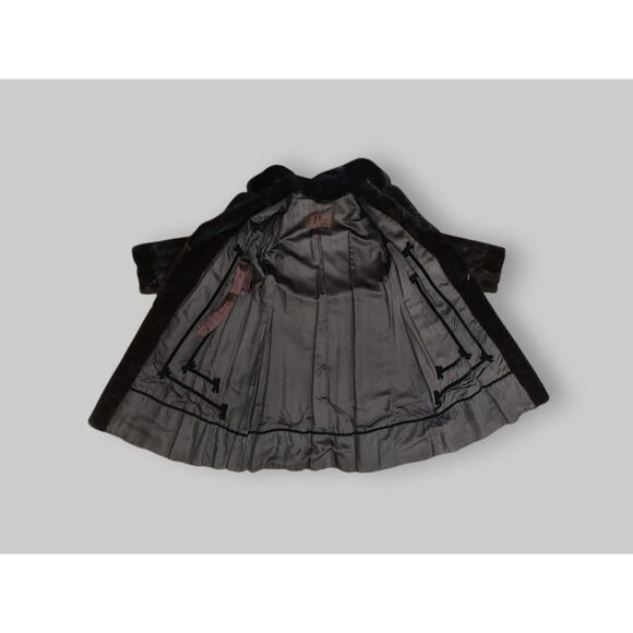 Vintage Dark Brown Mink Coat -Small/Medium - Picture 7 of 9